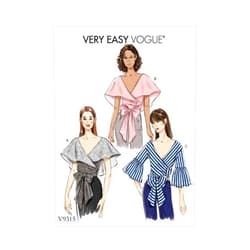 Vogue Patterns Misses' Top Sewing Pattern, 6-8-10-12-14, Red