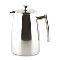 Café Stal Belmont 12 Cup Double Walled Cafetiere Coffee Maker, Mirror Finish, 1.5 Litr,HFD-12