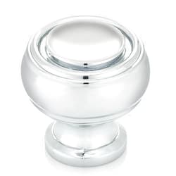 Southern Hills Polished Chrome Cabinet Knobs | Easy to Install Cabinet Pulls | Perfect for Modern & Upscale Kitchen and Vanity Cabinets | Drawer Pulls | Pack of 5 | SHKM019-CHR-5