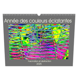 CALVENDO Année des couleurs éclatantes (Calendrier mural 2025 DIN A3 horizontal), CALVENDO calendrier mensuel [Calendar] Iliopoulou, Lena