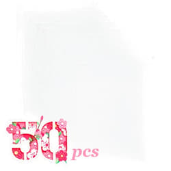 Changchuang Translucent Vellum Paper - Pack of 50 - Vellum Transparent Paper 8.5 x 11 inches 110GSM Paper Printable Sketching Tracing Drawing Craft