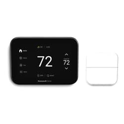 Honeywell Home X8S Smart Thermostat with Room Sensor, Video Doorbell Compatibility, IAQ Control, and Customizable Touchscreen Display, Black