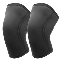 SUJAYU 7mm Neoprene Knee Brace for Men Women, Weightlifting Knee Sleeves for Men Women Knee Compression Sleeves, Thick Compression Brace for Weightlifting Powerlifting Squatting and Cross Fit Training, Rodilleras Para Gym (Black, X-Large)