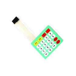 Daier 4Pcs 4x5 Keys Matrix Array 20 Key Keypad Membrane Switch Control Panel for Arduino