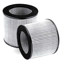 ADDFRESH 2801 Replacement Filter Compatible with Bissell MYair Personal Air Purifiers 2780 2780A 2780B 2780P and 27809 - Compare to My Air Part 2801-3-in-1 HEPA and Activated Carbon Filters (2 Pack)