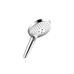 hansgrohe Raindance Select S Easy Install 5-inch Handheld Shower Head Modern 3 -Spray PowderRain, Rain, Whirl 26037001