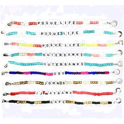 Sugar Berry Beauty OUTER BANKS Bracelet *CUTE* Seed Beads - OBX - Select Size & Choose your favorite! OuterBanks Inspired Bracelets or Anklet - Pogue Life (6
