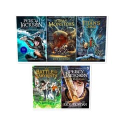 By Rick Riordan (Author), Robert Venditti (Author), Antoine Dodé (Illustrator) Attila Futaki (Illustrator) , Gregory Guilhaumond (Illustrator) , Orpheus Collar (Illustrator) (Illustrator) & 1 more Percy Jackson and the Olympians: The Graphic Novel 5 Books Set - The Lightning Thief, The Sea of Monsters, The Titan's Curse, The Battle of the Labyrinth, The Last Olympian