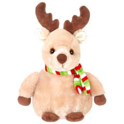 Bearington Collection Bearington Big Bucky Reindeer Stuffed Animal, 11.5 Inch Christmas Plush Gifts for Kids, for Ages 3-14