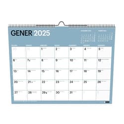 Miquelrius - Chromat 2025 Wall Calendar, A3 Calendar: 420 x 296 mm, with note space, double spiral binding, 9 different interior colours, 2025 calendar, Catalan
