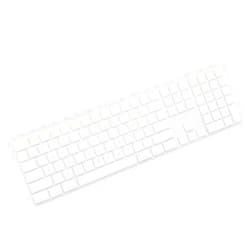 Masino Silicone Keyboard Cover for Apple Magic Keyboard with Numeric Keypad MQ052LL/A (A1843) US Layout Ultra Thin Protector Skin (for Magic Keyboard (MQ052LL/A), Transparent)