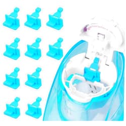 ETCBNIU Silicone Saltwater Pods Refills Accessories Compatible with Navage Nasal Care - Save Saltwater Pods for Easy Operation (10 Pack-Blue)