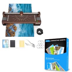 Eficentline Laminator Machine for A3/A4/A6 - Bundle 300 Pack 3 Mil Thermal Laminating Pouches
