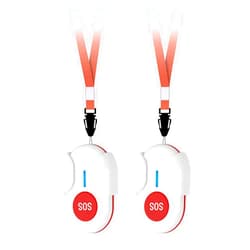 CallToU Wireless Call Buttons for Caregiver Pager and Calling System Waterproof Call Bell Nurse Alert Call Buttons for Elderly/Patient/Disable/ Home-BT009(Need to Be Paired with Receiver to Work)