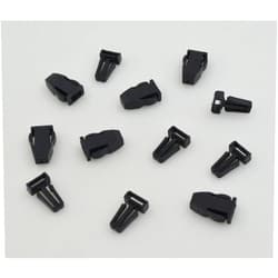 DuDu Black Plastic Phone Strap Lanyard Buckle for 9mm Wide Strap (50Pcs per Lot)