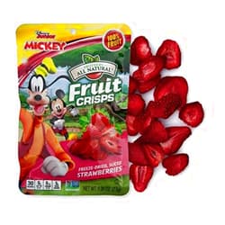 Brothers-ALL-Natural Brothers All Natural Disney Freeze Dried Fruit Crisps, Strawberry, 0.26 Oz (Pack of 12), Made with 100% Fruit, Gluten Free, Soy Free, Vegan, Heathy Snack, Lunch Box Ready