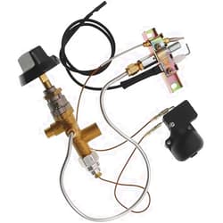 BGD Brass Safety Valve Main Control Kit Heater Pilot Burner Assembly ReplaceParts Tilt Switch and Safety Device Ignition Component Pilot Kit Fits Propane Fire Pit Component Pilot Assembly Kit