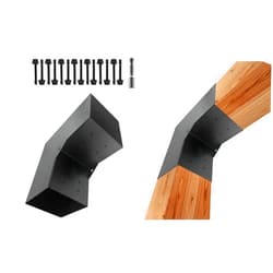 ITeVe.GD Pergola DIY Bracket Kits,2-Way L Shaped Corner Brackets for 6