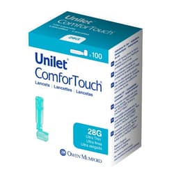 Unilet ComforTouch Ultra Thin (28G) Lancets, 100ct
