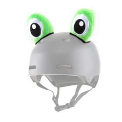Parawild Frog Helmet Accessories w/Sticky Hook & Loop Fastener Adhesive (Helmet not Included), Fun Helmet Eyes/Ears/Cover for Snowboarding, Skiing, Biking, Cycling, Skating for Kids and Adults