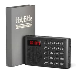 iGuerburn Audio Bible NIV Player, Electronic Talking Bible with New & Old Testament, Speaking Bible Audio in New International Version, Easy Reader Bible for Adults Seniors