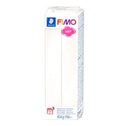 STAEDTLER FIMO Soft Polymer Clay - -Oven Bake Clay for Modeling, Kids, Jewelry, Sculpting, 1 lb Block, Light Flesh 8021-43, 454 (8021-1LB-43)