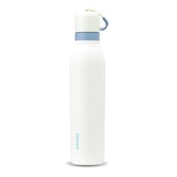 Owala FreeSip Twist Insulated Stainless Steel Water Bottle with Straw for Sports and Travel, BPA-Free, 24-oz, Green/White (Iced Breeze)