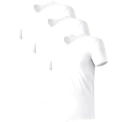 DAVID ARCHY Men's Undershirts Micro Modal Ultra Soft T-Shirts Stretch Moisture-Wicking Crewneck/V-Neck Tees for Men, 3-Pack