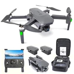 XiL Drones with 4K UHD Camera for adults Beginner,2 Batteries 60 Mins Flight Time GPS Foldable FPV UAV RC Quadcopter,Optical Flow,5Ghz WiFi Transmission,Auto Return,Follow Me, Brushless Motor,Circle Fly, Waypoint Fly