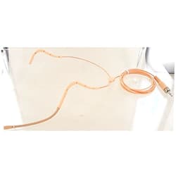 AV-JEFE AVL623 Tan/Beige Color Professional Mini Sweat Resistant Headset Microphone for Sennheiser Wireless Systems. New Ergonomic, Flexible Frame, Easily Adjust to Fit