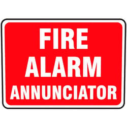 Accuform FIRE ALARM ANNUNCIATOR