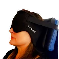 ZzzBand -Travel Pillow Alternative Airline Pilot Created - The Necks Best Thing to First Class ® - One Size Black - Patented