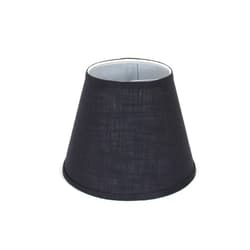 Albert Estate LTD, Black Textured Linen Lamp Shade,Hardback, Clip On (10)
