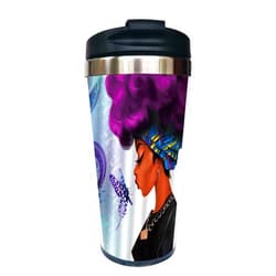 Yipaidel African American Women 13 OZ Tumbler, Travel Coffee Mug, Stainless Steel Cup with Lid, Double Wall Vacuum Insulated Travel Mug Gifts for Men Women