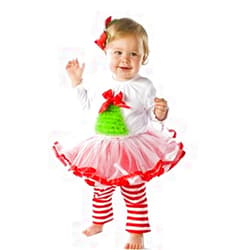 Mud Pie Tree Holiday Tutu Set