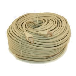 My Cable Mart MyCableMart 200ft Cat5E Ethernet RJ45 Patch Cable, Stranded, Snagless Booted, Gray