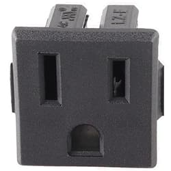 LANZMFG IEC Socket American Female 3pin 10Pack