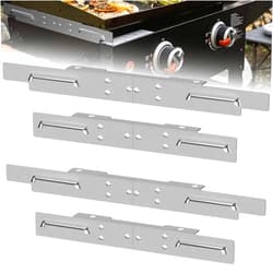 HOXHA Adjustable Wind Guards for 28-36IN Griddle Accessories, Magnetic Wind Screens, Fit with Hood, Rear Grease Cup and Side Shelf, Heat Shield for Side Table, Grilling Gifts