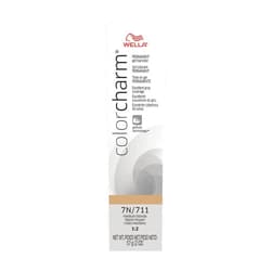 Color Charm WELLA colorcharm Permanent Gel Haircolor, With Long Lasting Gelfus Technology, For Gray Coverage, 7N Medium Blonde, 2 oz