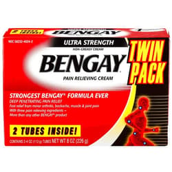 Bengay Ultra Strength Pain Relieving Cream, Multiful siIze of Two Pack, 4 Count, 4 OZ Each . 02 Pack