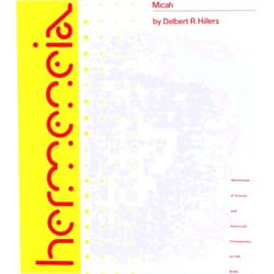 Paul D. Hanson,Delbert R. Hillers Micah: A Commentary on the Book of the Prophet Micah (Hermeneia)