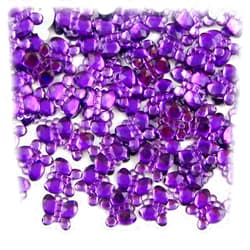 The Crafts Outlet 144pc Rhinestones Butterfly 10mm - Purple Amethyst