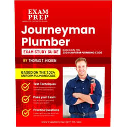 Thomas Thomas 2025 Journeyman Plumber Exam Study Guide: Based on the 2024 Uniform Plumbing Code: Contractor Exam Preparation & Practice Exams