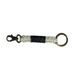 Gi Store Rocks! Paracord BJJ Belt Keychain with Ring and Carabiner Snap Hook for BJJ Backpack, All Belt Rank Colors