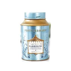 Fortnum and Mason British Tea, Darjeeling Finest Tippy Golden Flowery Orange Pekoe 125g Loose Tea in a Gift Tin Caddy (1 Pack)