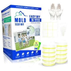 Fertility Mold Test Kit for Home - 10 Simple Mold Detection Tests for Air and Surfaces. Fast, Reliable Mold Detector and Air Tester for Home Use, Includes A Detailed Mold Identification Guide.
