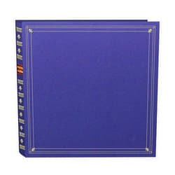 Pioneer Photo Albums MP-300/BB 300-Pocket Post Bound Leatherette Cover Photo Album for 3.5 by 5.25-Inch Prints, Bay Blue