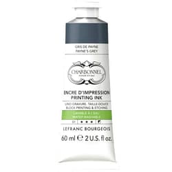 Lefranc Bourgeois Charbonnel Professional Printing Waterwashable Ink, 60ml (2-oz) Payne's Grey