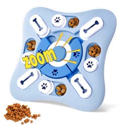 XIGOU Dog Puzzle Toys, Interactive Dog Toys for Large Medium Small Smart Dogs, Dog Enrichment Toys Dog Mentally Stimulation Toys for Training, Dog Treat Chew Toy Gifts for Puppy & Cats (Sky Blue)