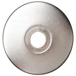 Newhouse Hardware SN5WL Lighted Doorbell Button, 1-Pack, Satin Nickel